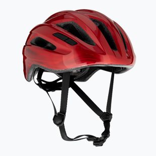 MET Idolo red metallic glossy bicycle helmet