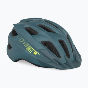 Children's bike helmet MET Crackerjack Mips petrol matt