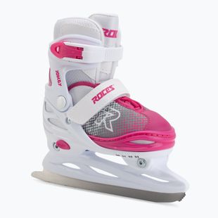 Children's skates Roces Jokey Ice X white/pink