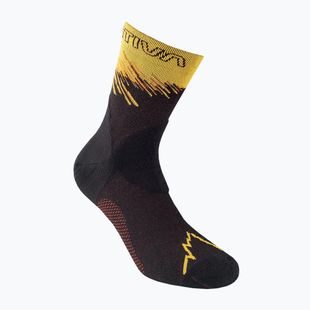 La Sportiva Ultra Running socks black/yellow