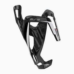 Elite Vico Carbon glossy/white graphic bottle cage