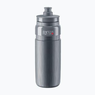 Elite FLY Tex bicycle bottle 750 ml grey/grey logo