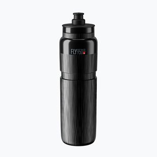 Elite FLY Tex bicycle bottle 950 ml black/grey logo
