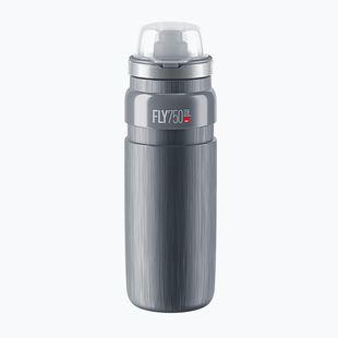 Elite FLY Tex MTB bicycle bottle 750 ml grey/grey logo