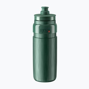 Elite FLY Tex 750 ml bicycle bottle dark green/grey logo
