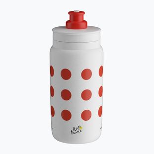 Elite FLY Teams Tour De France 2024 550 ml red polka dot bicycle bottle