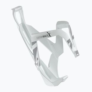 Elite Custom Race X white/glossy grey bottle cage