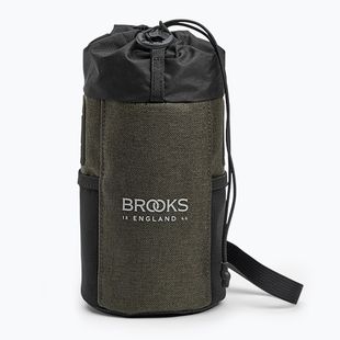 Handlebar bike bag Brooks England Scape Feed Pouch 1 l mud green