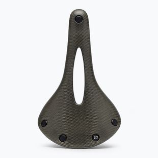 Brooks England C17 Carved mud green bicycle saddle