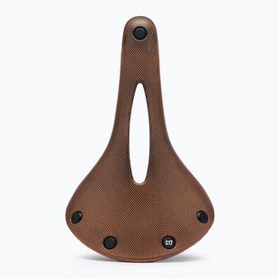 Brooks England C17 Carved orange bicycle saddle