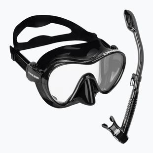 Cressi F1 + Supernova Dry diving set black