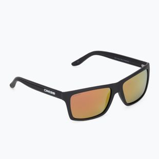 Cressi Rio matt black/revo orange sunglasses