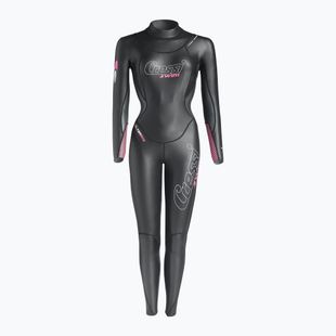 Women's wetsuit Cressi Triton Monopiece 1.5 mm black/pink