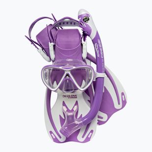 Cressi Rocks Jr Dive Dive Set lilac/white