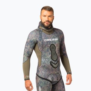 Men's neoprene jacket Cressi Seppia 3.5mm camouflage