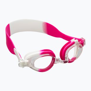 Cressi Starfish children's swimming goggles white/pink