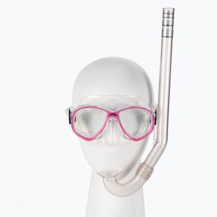 Cressi Perla + Minigringo children's diving set pink DM101240