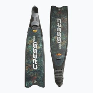 Cressi Gara Turbo Carbon green camo diving fins