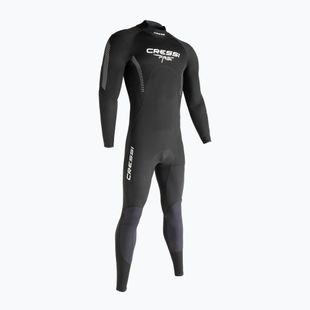 Men's wetsuit Cressi Fast Monopiece 1 mm black/grey