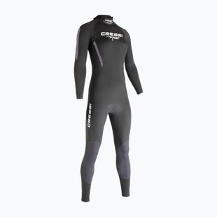 Women's wetsuit Cressi Fast Monopiece 1 mm black/grey