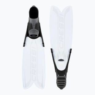 Cressi Gara Turbo Flex diving fins white