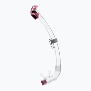 Children's snorkel Cressi Seal Dry clear/pink