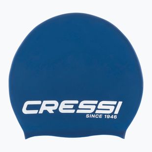 Cressi Loira Long Hair swimming cap blue/white