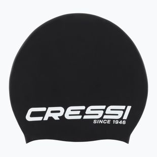 Cressi Loira Long Hair swimming cap black/white