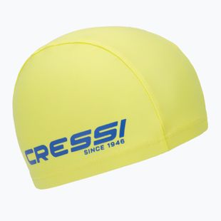 Children's swimming cap Cressi Tago lime/blue