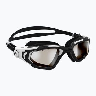 Cressi Vortex black/white smoke swim goggles