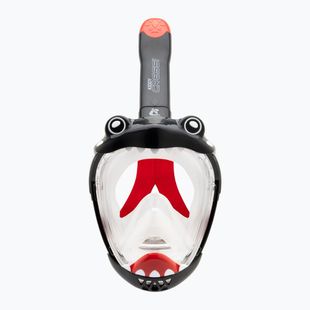 Children's full-face snorkelling mask Cressi Kiddy Full Face Jr black/clear/red