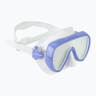 Women's diving mask Cressi Honey 420 UV white/lilac/blue/orange