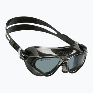 Swim mask Cressi Cobra black/black/white