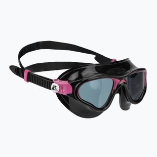 Swim mask Cressi Cobra black/black/pink smoked