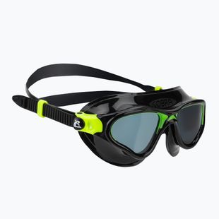 Swim mask Cressi Cobra black/black/lime smoked