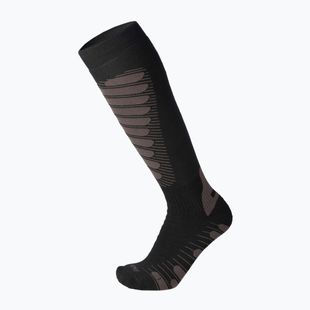 Ski socks Mico Heavy Weight Superthermo Primaloft Merino Ski nero grigio