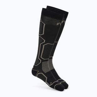 Ski socks Mico Medium Weight Warm Control Ski nero grigio