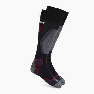 Men's ski socks Nordica High Performance 3.0 black/red/anthra
