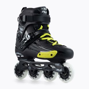 Men's rollerblades FILA NRK Fun black/yellow/pink