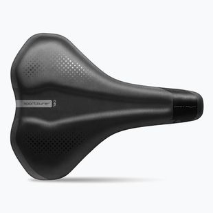 Sportourer Max FLX Gel bicycle saddle black