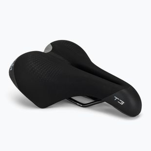 Bicycle saddle Selle Italia Sportouring T 3 Flow, Fec Alloy Rail, Soft-Tek, Light Gel black