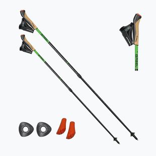 Nordic walking poles GABEL Carbon XT 2S 80 F.L. black/lime