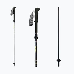 Nordic walking poles GABEL Carbon Feather XTS black