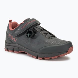 Women's MTB cycling shoes Northwave Corsair dark grey/pink