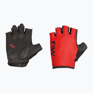 Men's cycling gloves Northwave Active Short Finger radiant red
