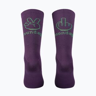 Northwave Sunday Monday socks dark purple