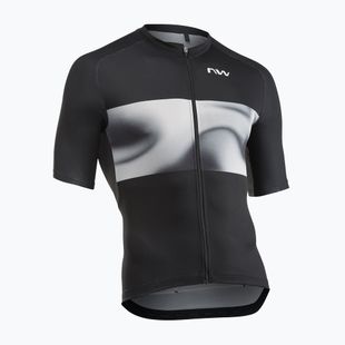 Men's cycling jersey Northwave Force Evo black/light grey