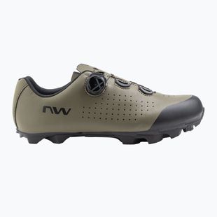 Men's cycling shoes MTB Northwave Scorpius Plus green forest/black