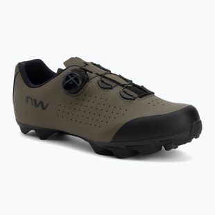 Men's cycling shoes MTB Northwave Scorpius Plus green forest/black