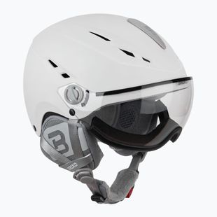 Ski helmet Briko Chione Visor Photo matt white